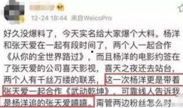 卓伟最新爆料杨洋,卓伟最新爆料揭秘真相